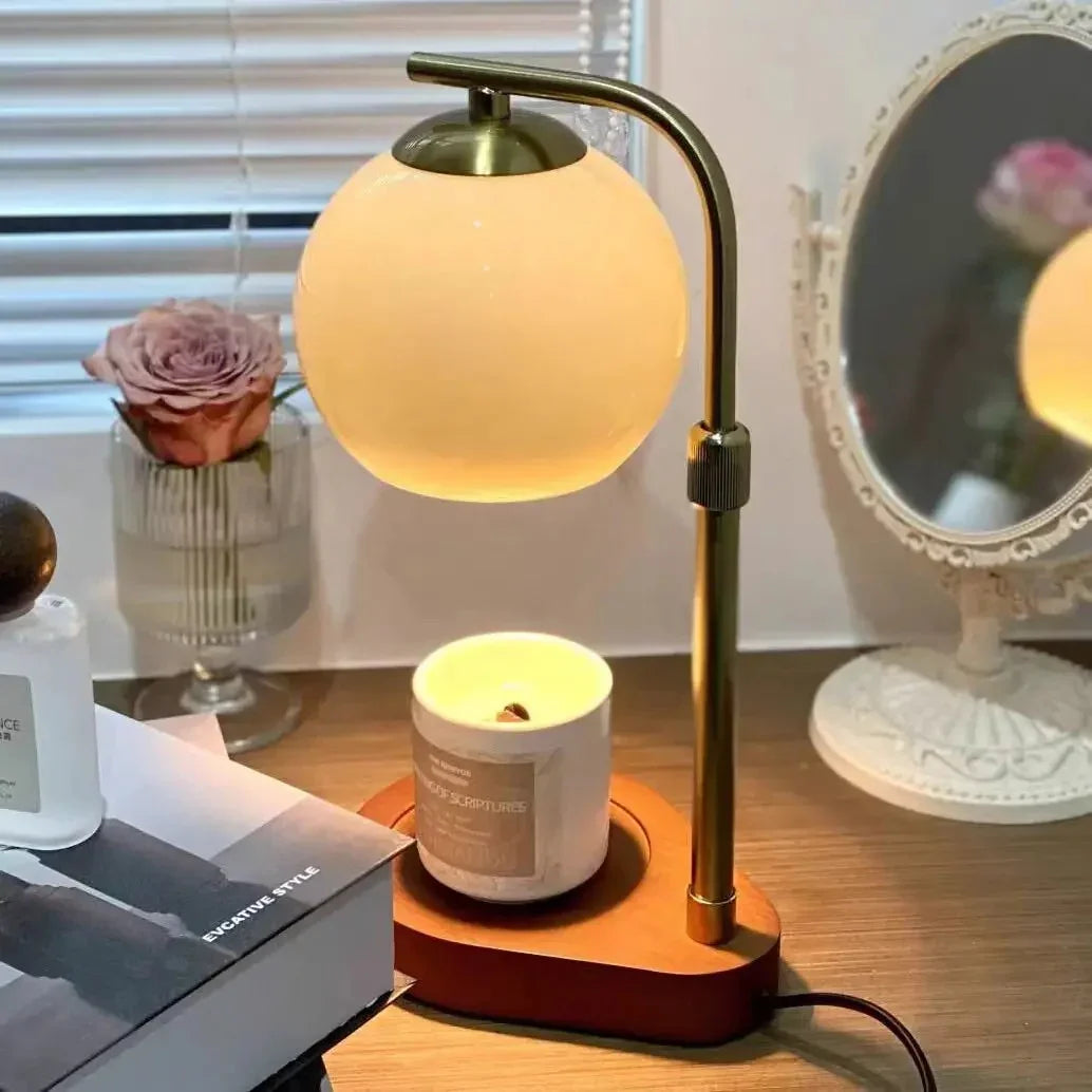 Elegant Candle Warmer Lamp with Ambient Light | Cozy Atmosphere for Any Room 5