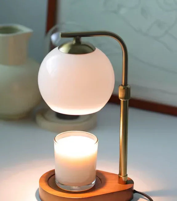 Elegant Candle Warmer Lamp with Ambient Light | Cozy Atmosphere for Any Room 8