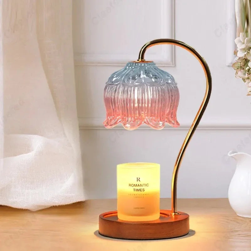 Elegant Candle Wax Warmer Lamp with Dimmer & Timer for Relaxing Ambiance 1