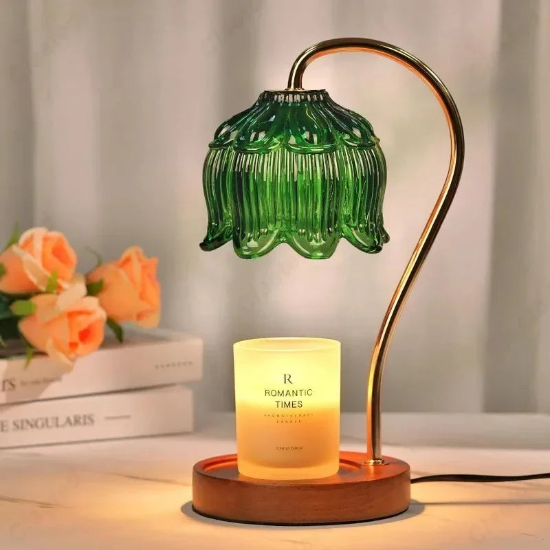 Elegant Candle Wax Warmer Lamp with Dimmer & Timer for Relaxing Ambiance 10