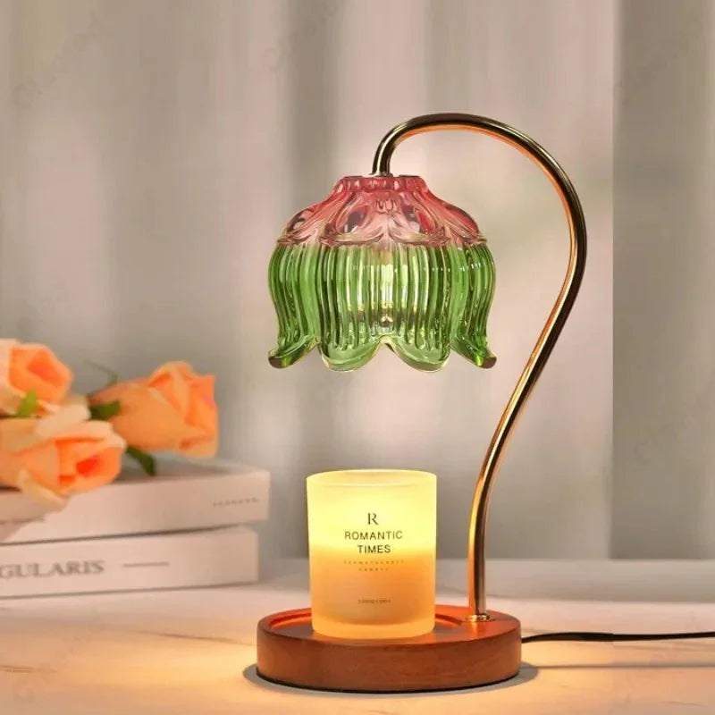 Elegant Candle Wax Warmer Lamp with Dimmer & Timer for Relaxing Ambiance 2