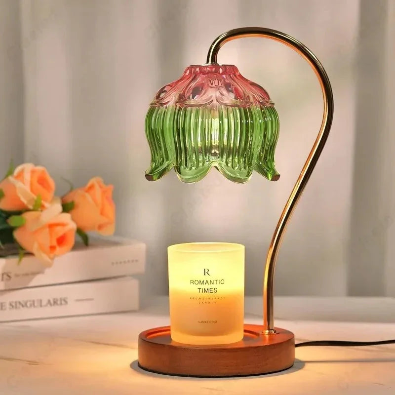 Elegant Candle Wax Warmer Lamp with Dimmer & Timer for Relaxing Ambiance 4