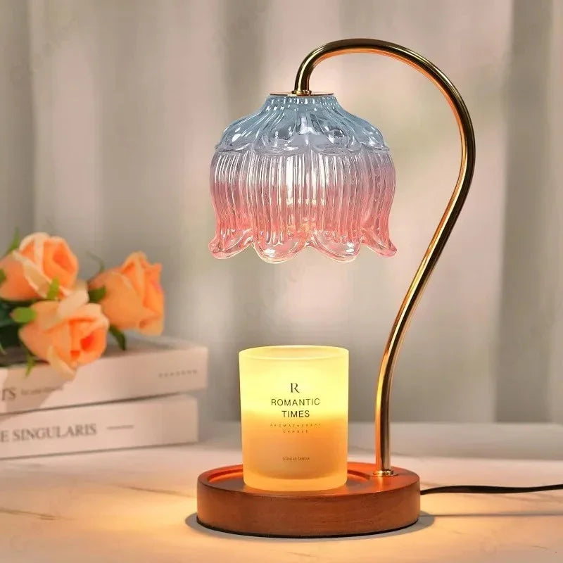 Elegant Candle Wax Warmer Lamp with Dimmer & Timer for Relaxing Ambiance 7