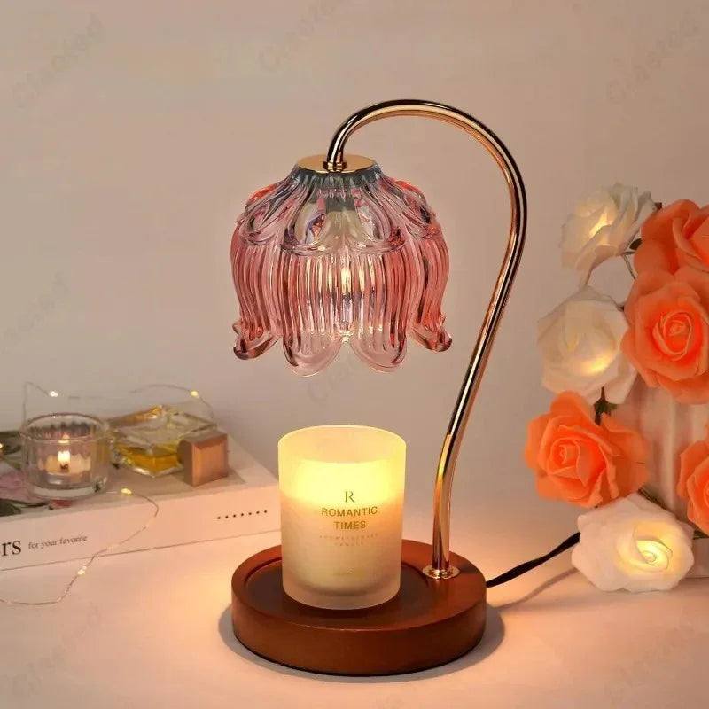 Elegant Candle Wax Warmer Lamp with Dimmer & Timer for Relaxing Ambiance 9