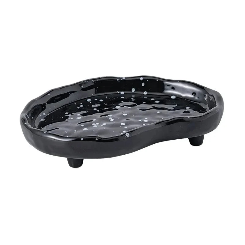 Elegant Ceramic Jewelry Tray with Minimalist Design for Organized Storage 6