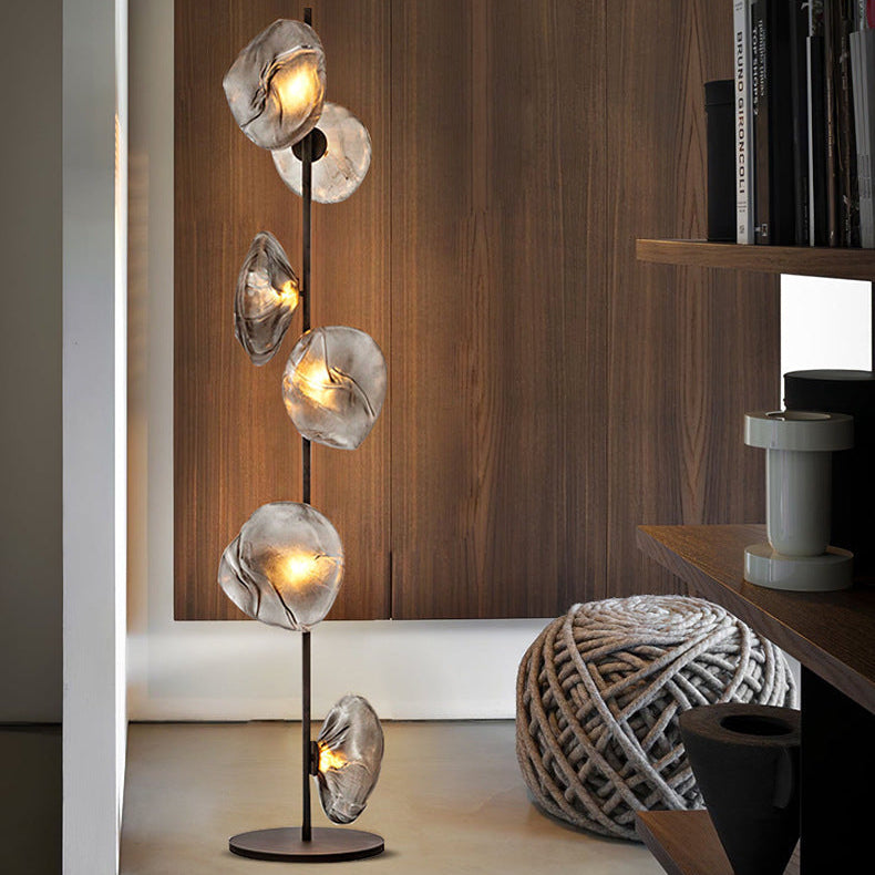 Elegant Glass Sphere Floor Lamp | Modern Design with Ambient Illumination for Stylish Spaces 1