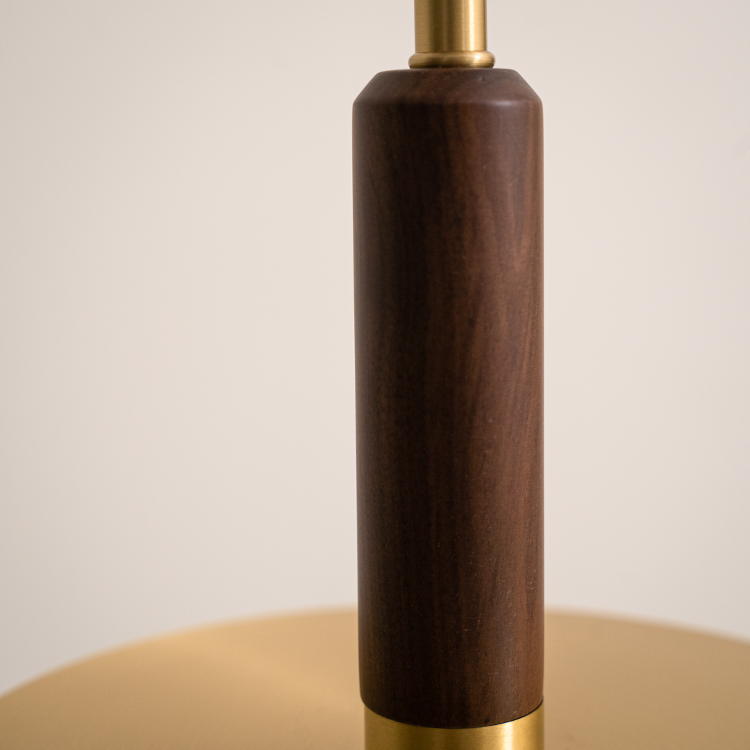 Elegant Glass Tulip Table Lamp with Gold Accents | Stylish Bedside Lighting for Cozy Ambiance 6