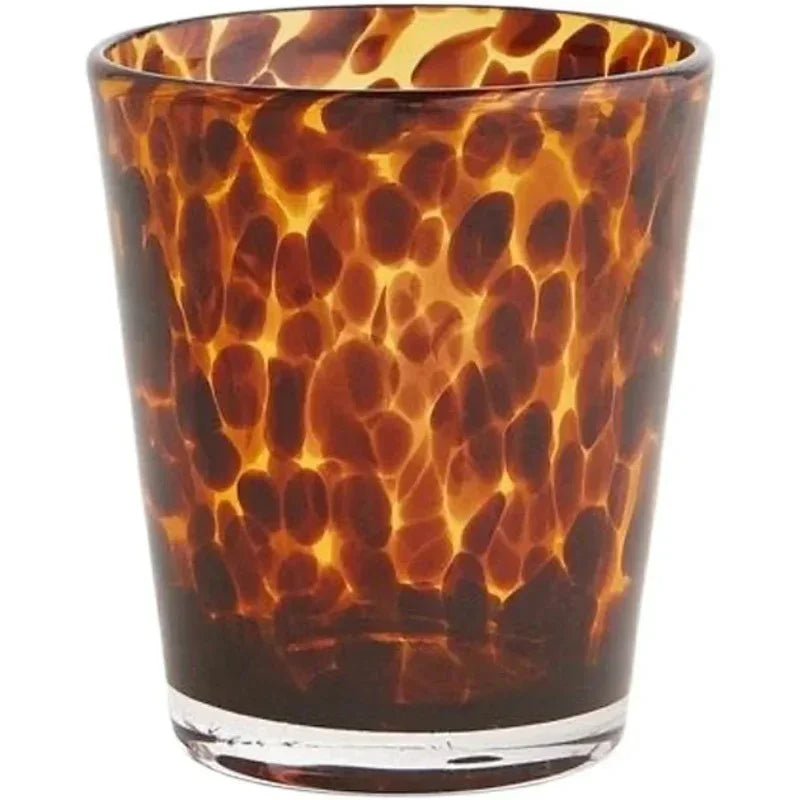 Elegant Glassware | High-Quality Drinking Glass with Leopard Print Design | Stylish Cocktail and Everyday Use for Enhanced Flavor 6