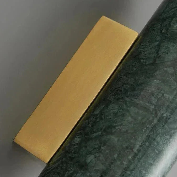 Elegant Marble Wall Sconce with Iron Frame for Timeless Home Decor 7