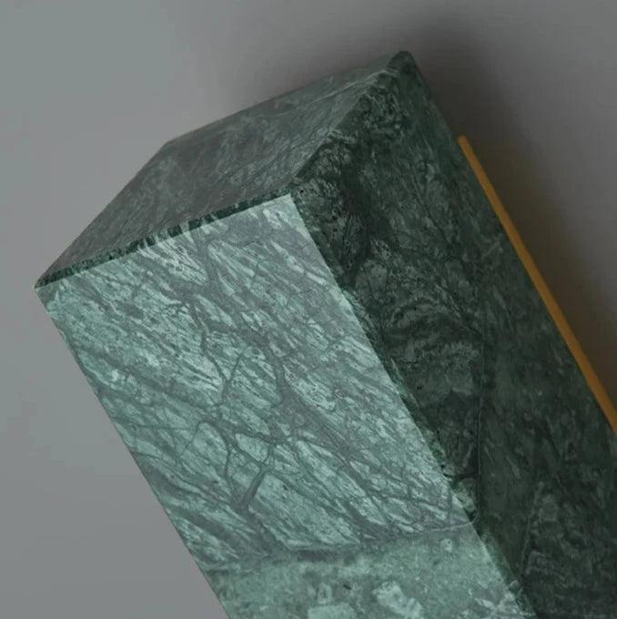 Elegant Marble Wall Sconce with Iron Frame for Timeless Home Decor 8