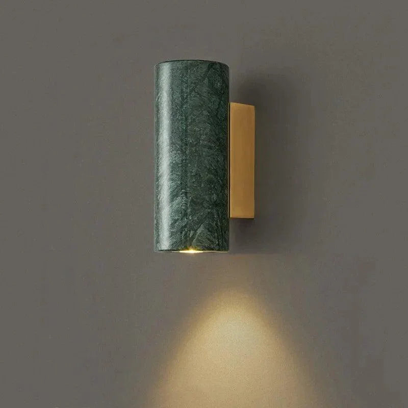 Elegant Marble Wall Sconce with Iron Frame for Timeless Home Decor 9