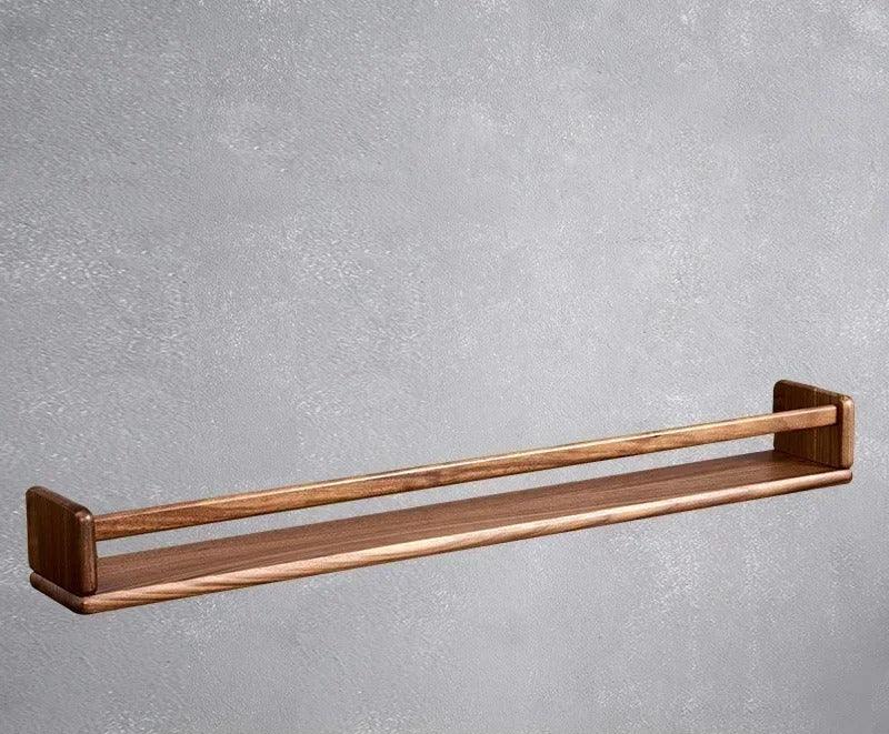 Elegant Oak Floating Shelf with Protective Wax Oil Finish | Space-Saving Design for Home Organization 10