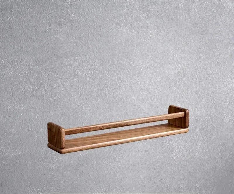 Elegant Oak Floating Shelf with Protective Wax Oil Finish | Space-Saving Design for Home Organization 11