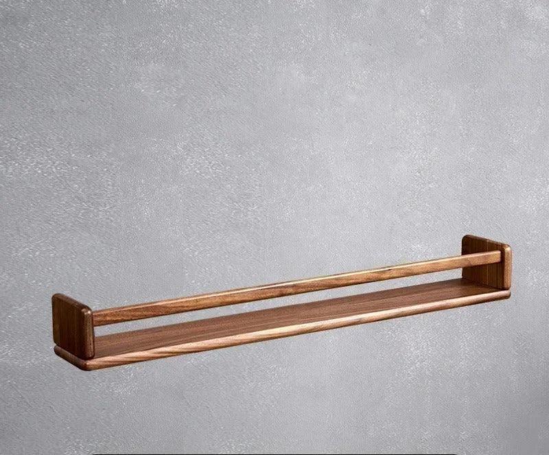 Elegant Oak Floating Shelf with Protective Wax Oil Finish | Space-Saving Design for Home Organization 13