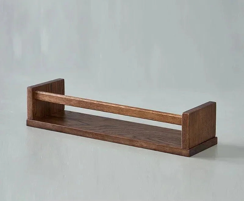 Elegant Oak Floating Shelf with Protective Wax Oil Finish | Space-Saving Design for Home Organization 7