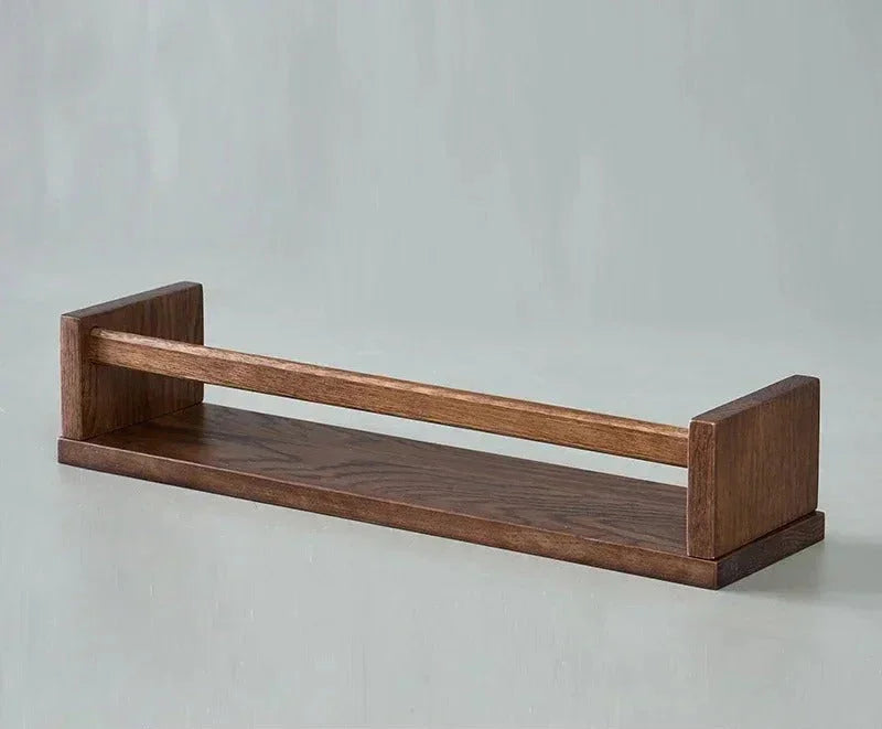 Elegant Oak Floating Shelf with Protective Wax Oil Finish | Space-Saving Design for Home Organization 8