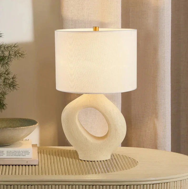 Elegant Table Lamp | Minimalist Design with Soft Fabric Shade | Stylish Nightstand Lighting for Warm Ambiance 8