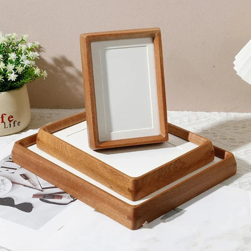 Elegant Wood Photo Frame with Rounded Corners | Handcrafted Design for Timeless Display 5