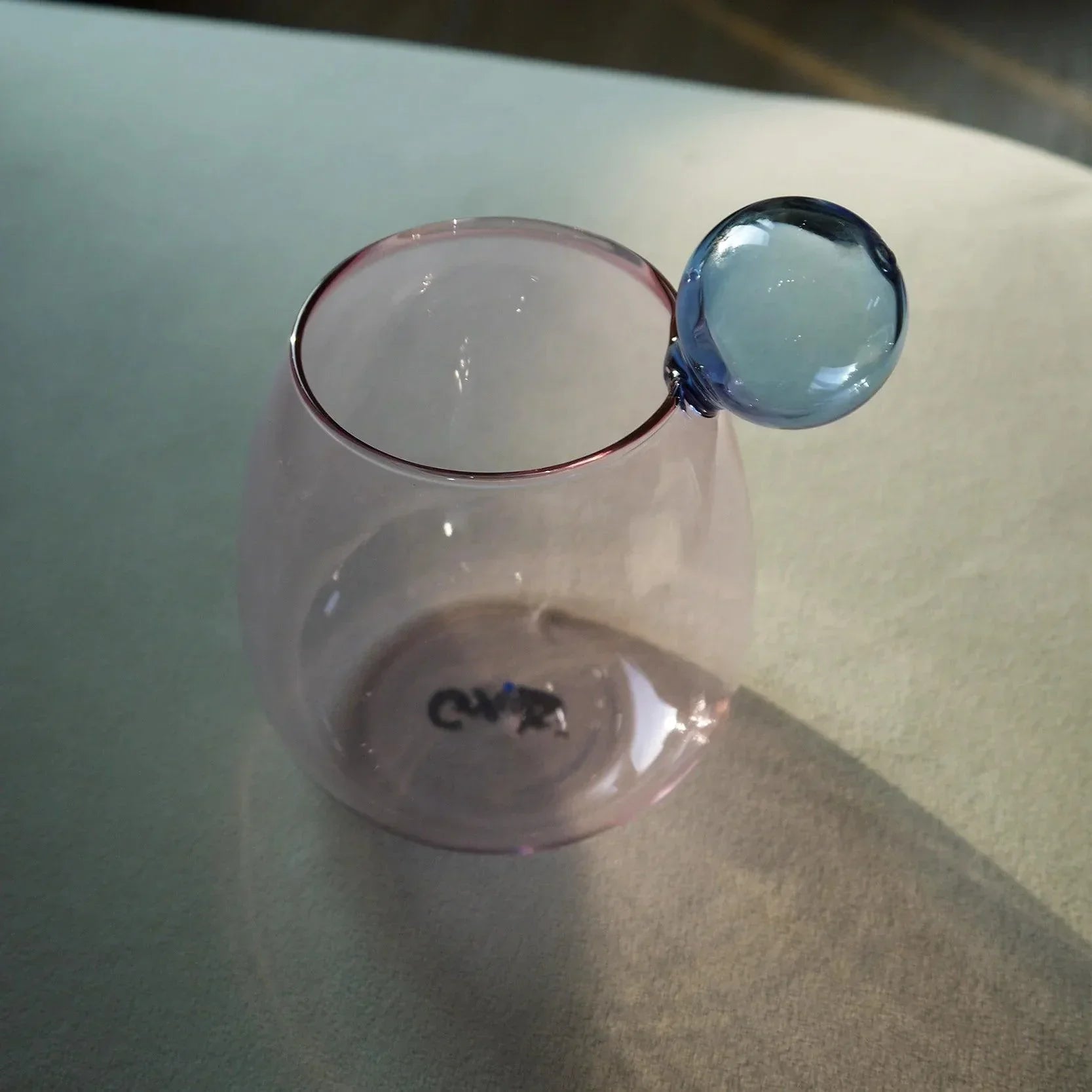 Elliot Collection | Glass Cup with Unique Round Design | Ergonomic Shape for Comfortable Grip 5