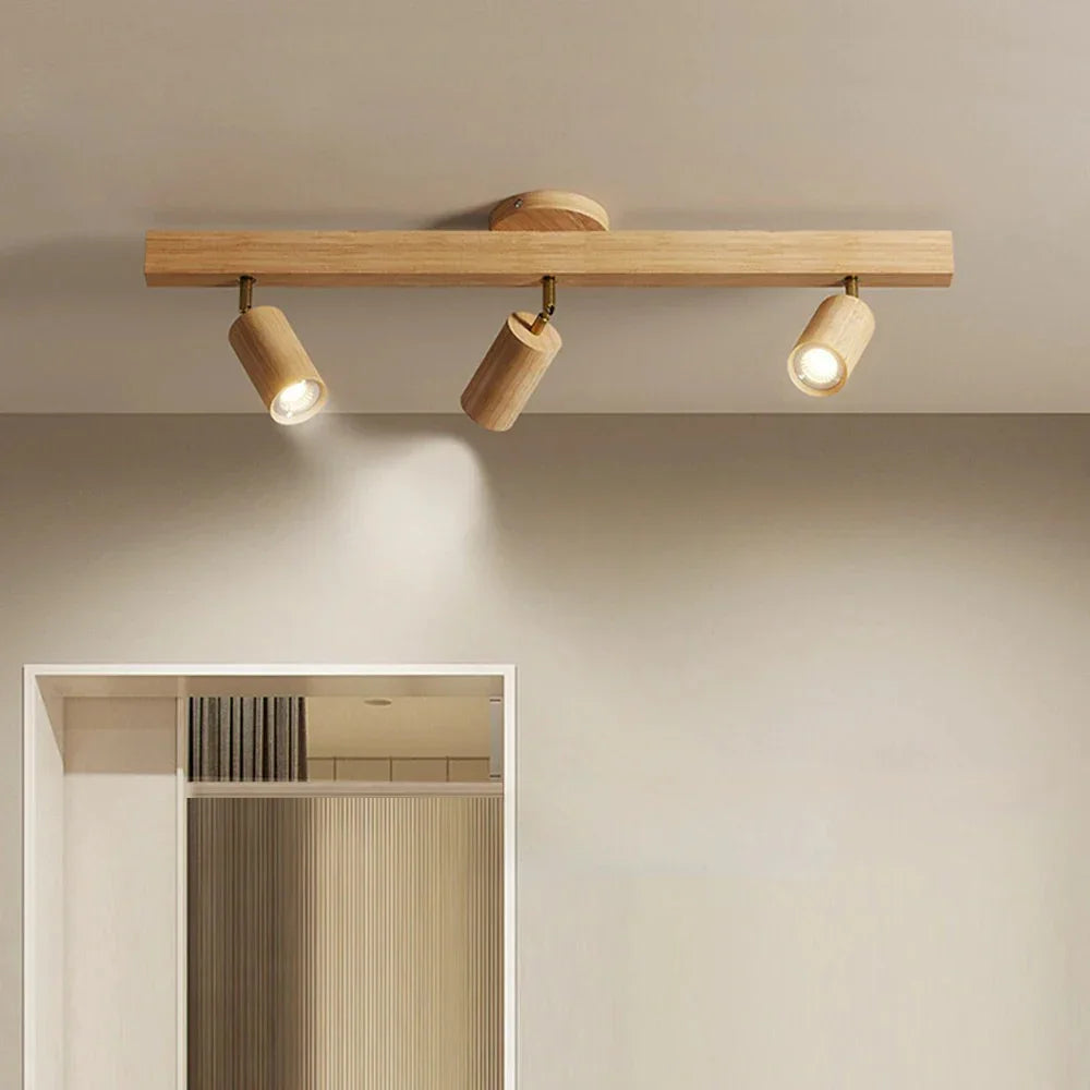 Elyse Collection | Ceiling Spotlight with Minimalist Wood Design | Stylish Illumination for Modern Kitchens and Spaces 1