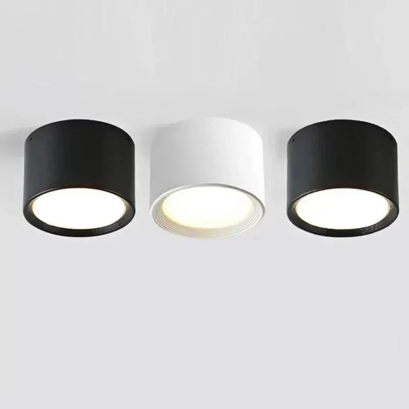 Emberlynn | LED Downlight Surface Mounted with Adjustable Light Temperatures | Sleek Black Design for Modern Interiors 1