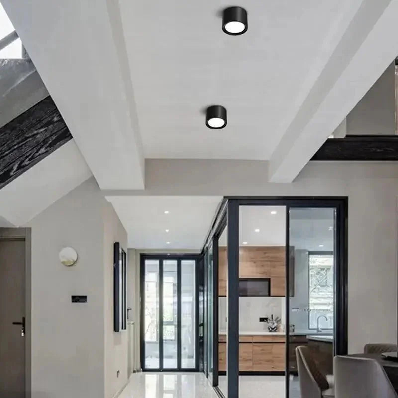 Emberlynn | LED Downlight Surface Mounted with Adjustable Light Temperatures | Sleek Black Design for Modern Interiors 2