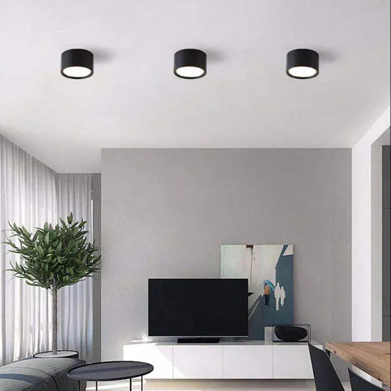 Emberlynn | LED Downlight Surface Mounted with Adjustable Light Temperatures | Sleek Black Design for Modern Interiors 8