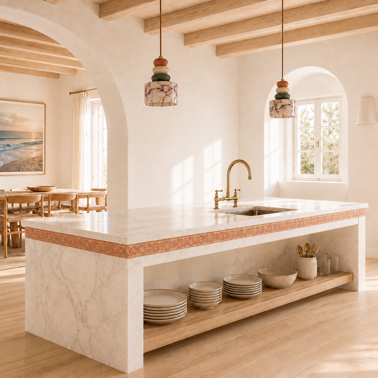 Gnarloo Marble Pendant Lamp