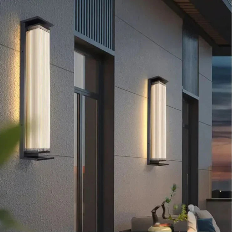 Fionna | Outdoor Wall Light with Waterproof Design | Sleek Stainless Steel for Elegant Illumination 1