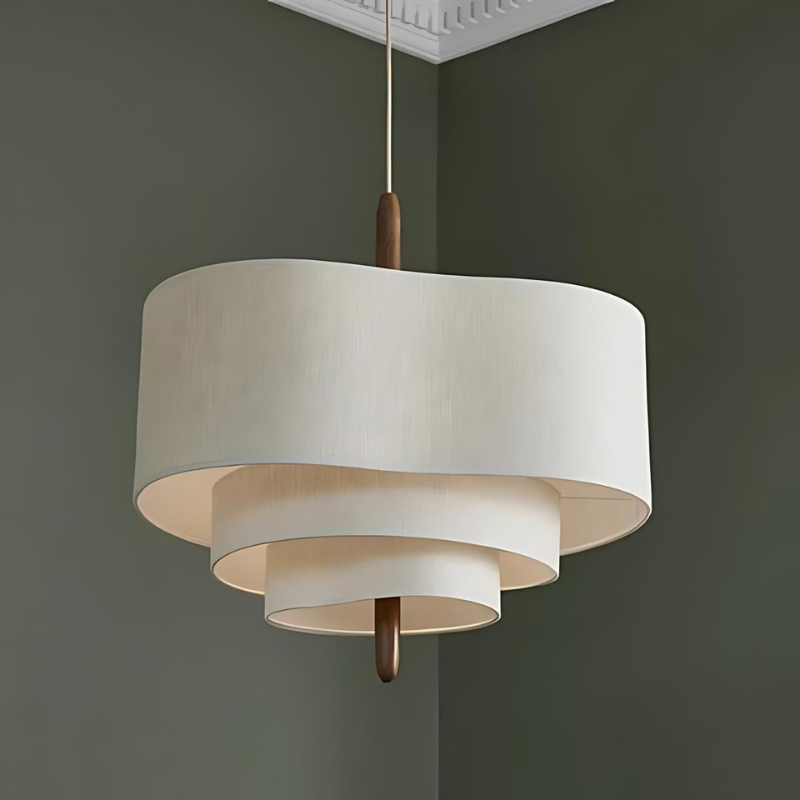 Floressa Collection | Elegant Fabric Chandelier Light with Soft Diffuse Illumination | Timeless Design for Cozy Ambiance 2