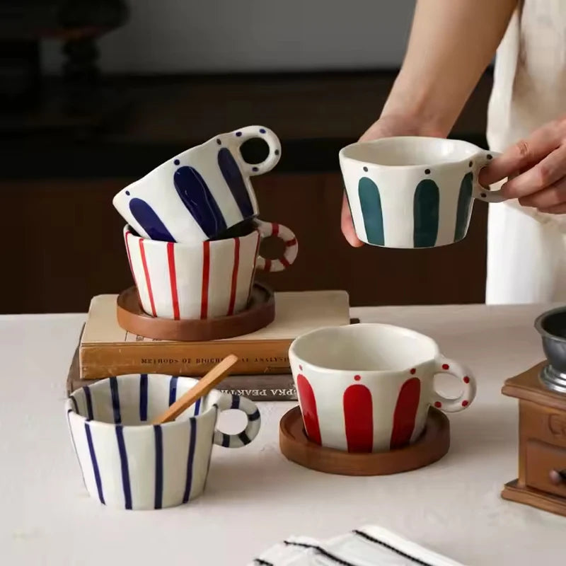 Geir Collection | Handmade Ceramic Mug with Hand-Painted Design | Stylish Coffee Cup for Daily Use 1