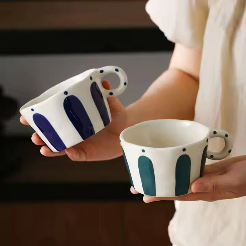 Geir Collection | Handmade Ceramic Mug with Hand-Painted Design | Stylish Coffee Cup for Daily Use 2