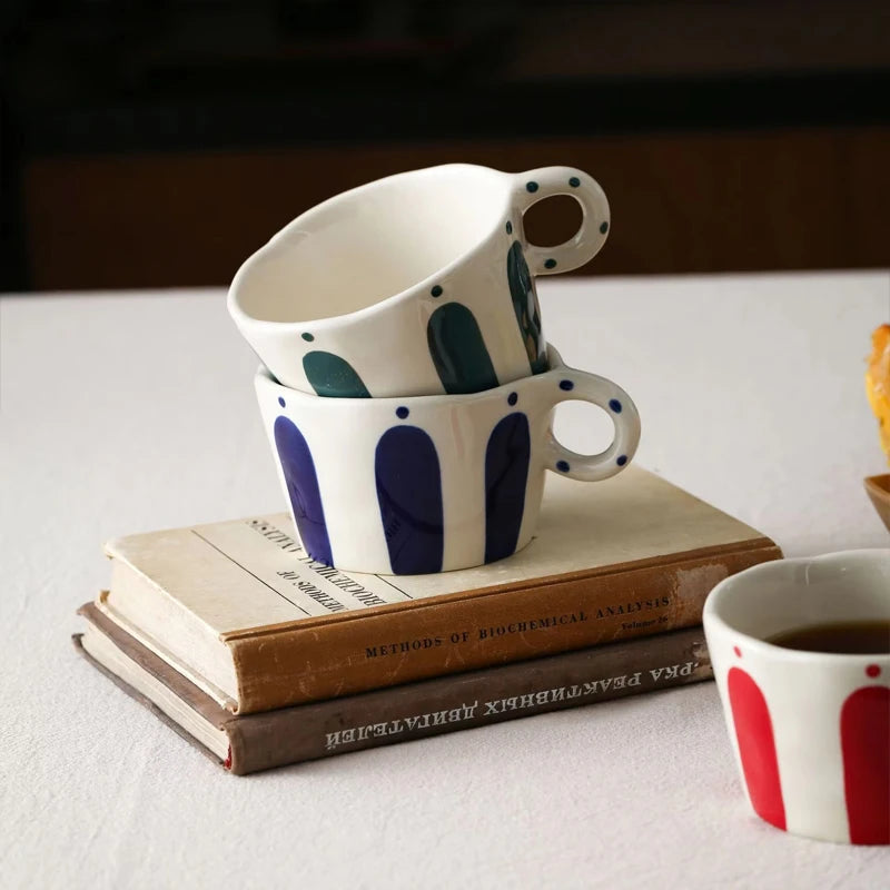 Geir Collection | Handmade Ceramic Mug with Hand-Painted Design | Stylish Coffee Cup for Daily Use 4