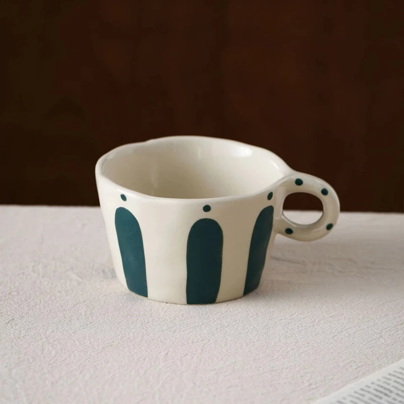 Geir Collection | Handmade Ceramic Mug with Hand-Painted Design | Stylish Coffee Cup for Daily Use 7