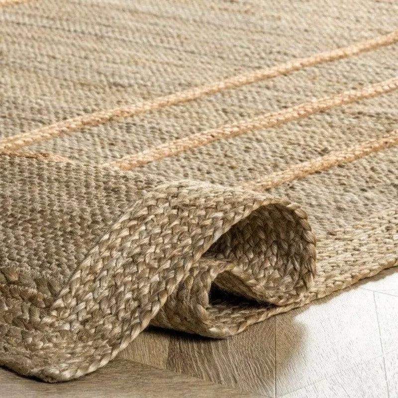 Hayden Collection | Jute Area Rug with Handcrafted Design | Eco-Friendly Living Room Decor 5