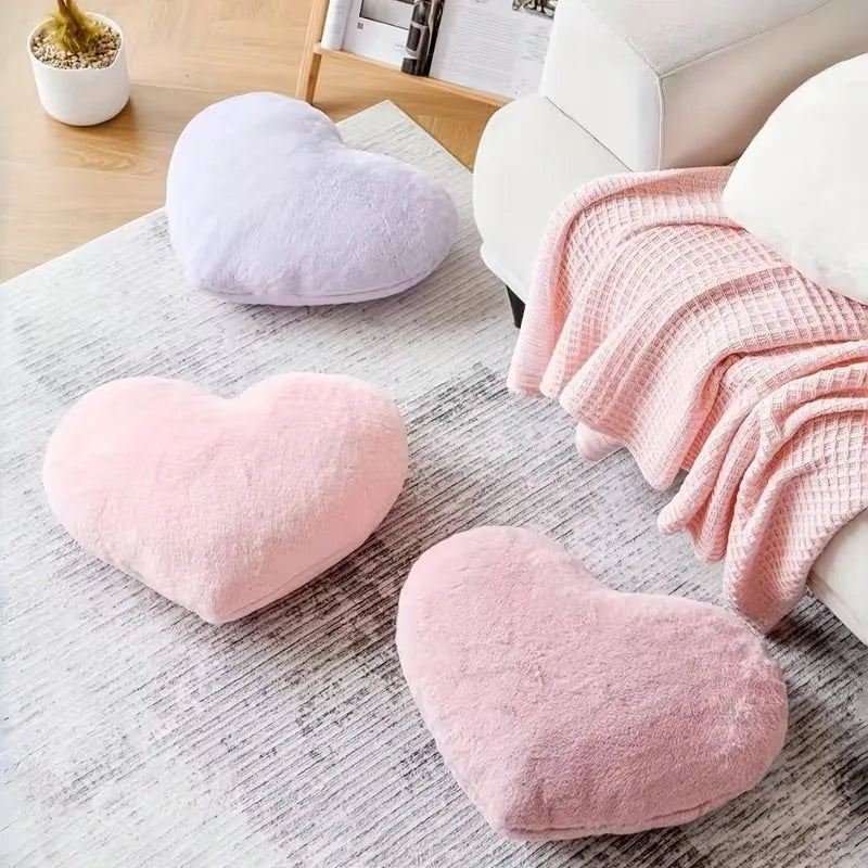 Heart Decorative Cushion | Soft Comfort 30x40CM | Cozy Throw Pillow for Couch and Bedroom 4