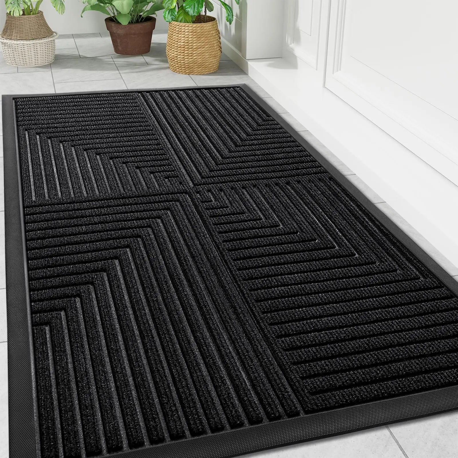 Heavy Duty Anti-Slip Doormat with Dirt-Repellent Surface | Versatile Front Door Mat for Indoor & Outdoor Use 7