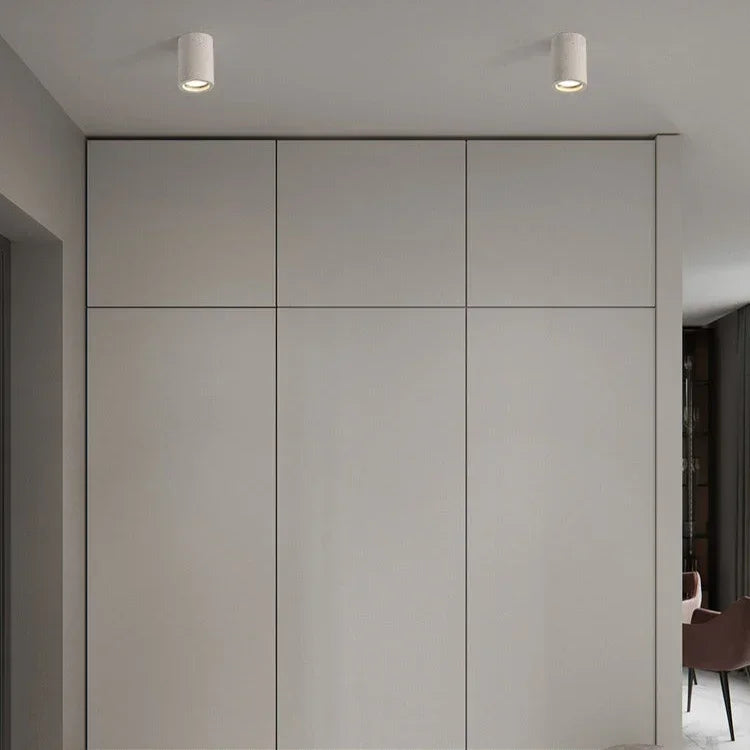 Jamie Collection | LED Downlights Surface Mounted Set with Industrial Design | Durable Cement Lighting for Modern Home Ambiance 3