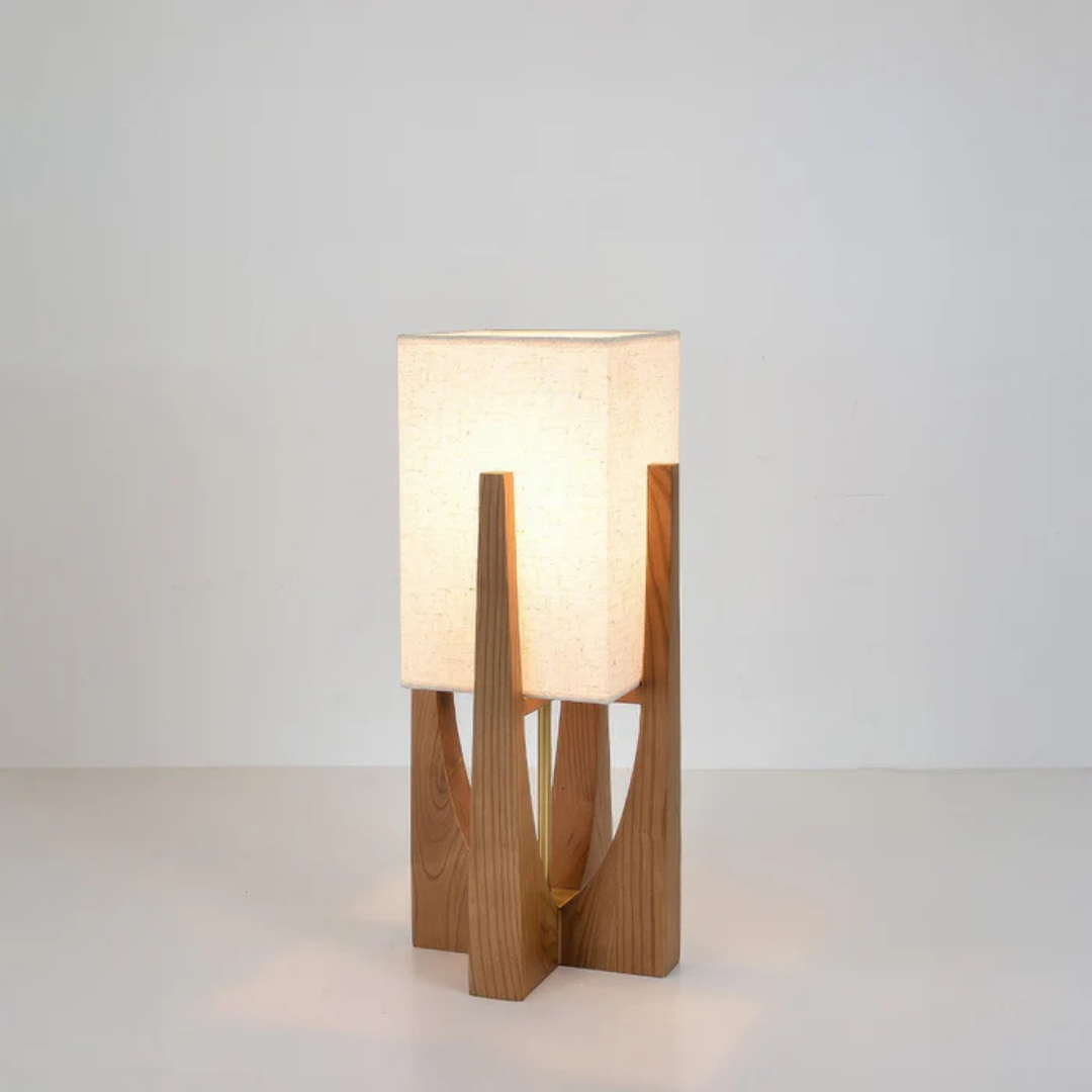 Japanese Style Floor Lamp with Solid Wood Design | Elegant Lighting for Modern & Traditional Spaces 5