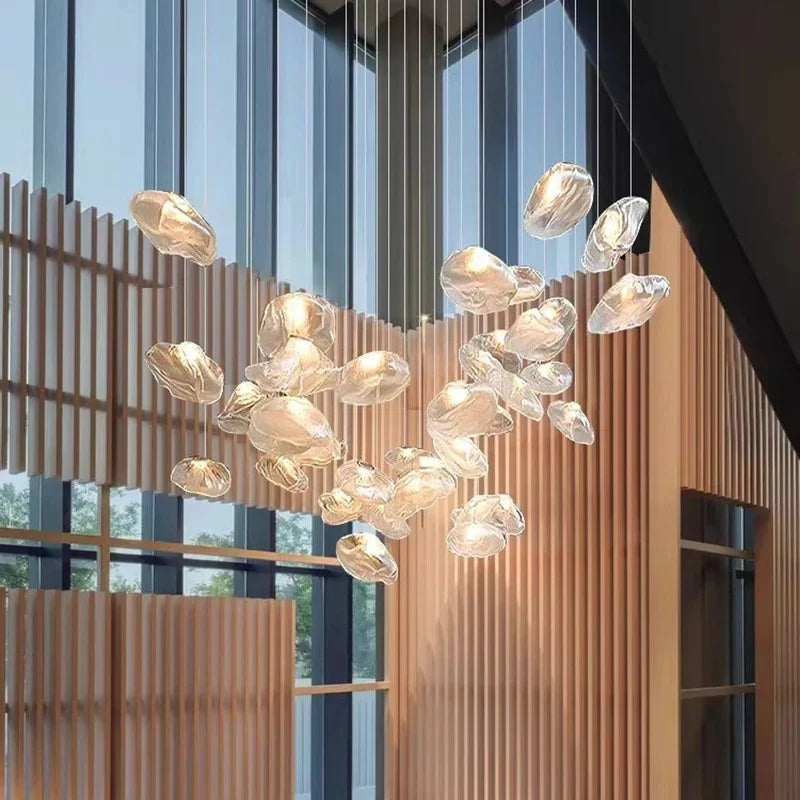 Judy Collection | Glass Pendant Light with Adjustable Brightness | Modern Kitchen Pendant Lighting for Elegant Ambiance 5