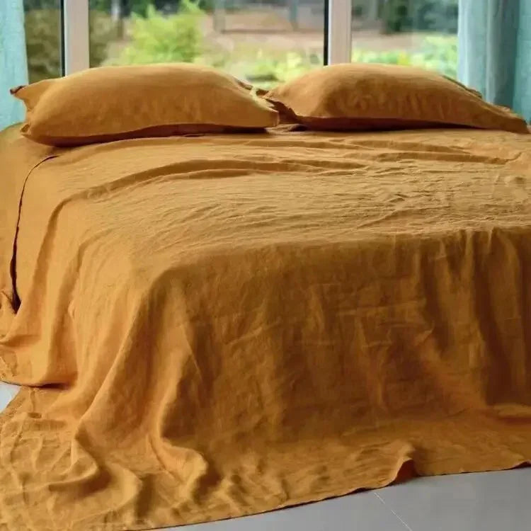 Linen Haven | Luxurious Bedding Set with 100% Washed Linen | Breathable Comfort for Cozy Sleep 2