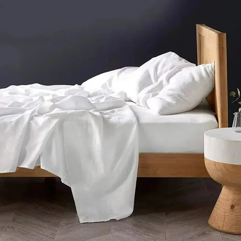 Linen Haven | Luxurious Bedding Set with 100% Washed Linen | Breathable Comfort for Cozy Sleep 6
