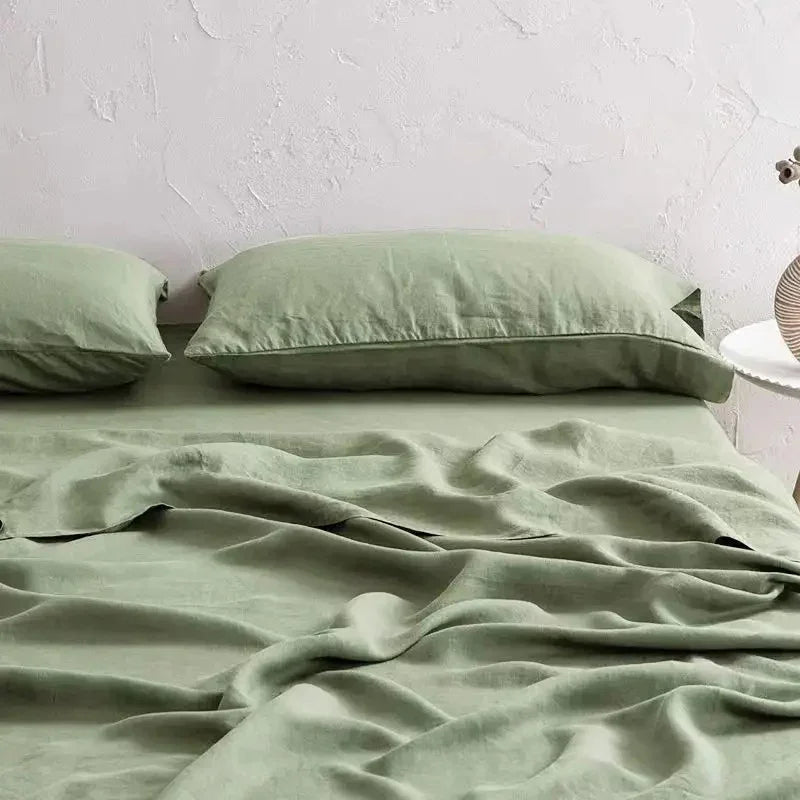 Linen Haven | Luxurious Bedding Set with 100% Washed Linen | Breathable Comfort for Cozy Sleep 7
