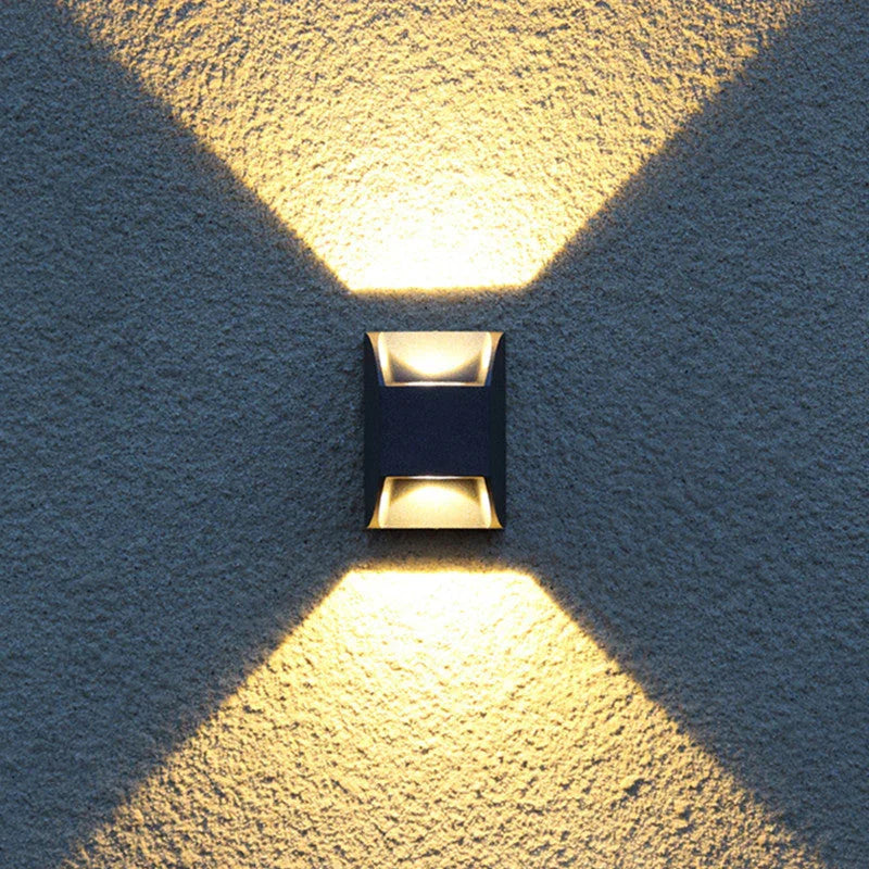 Livia | Outdoor Wall Lantern with Up-and-Down Lights | Waterproof Black Design for Elegant Illumination 4
