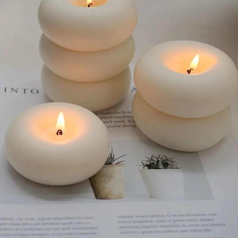 Lunirra | Scented Candle with Donut Design & Smokeless Burn | Unique Home Decor for Relaxation 3