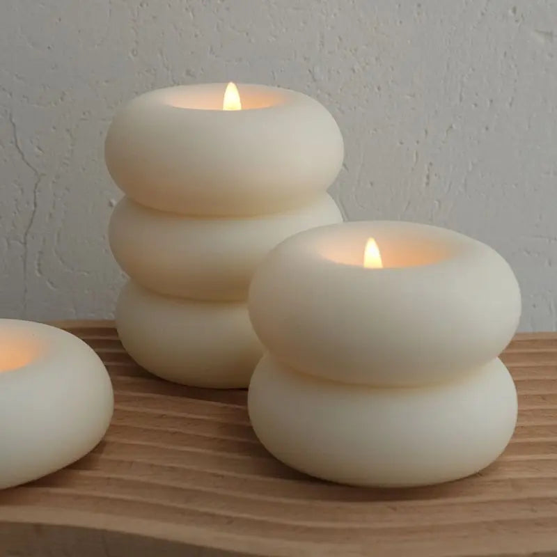 Lunirra | Scented Candle with Donut Design & Smokeless Burn | Unique Home Decor for Relaxation 4