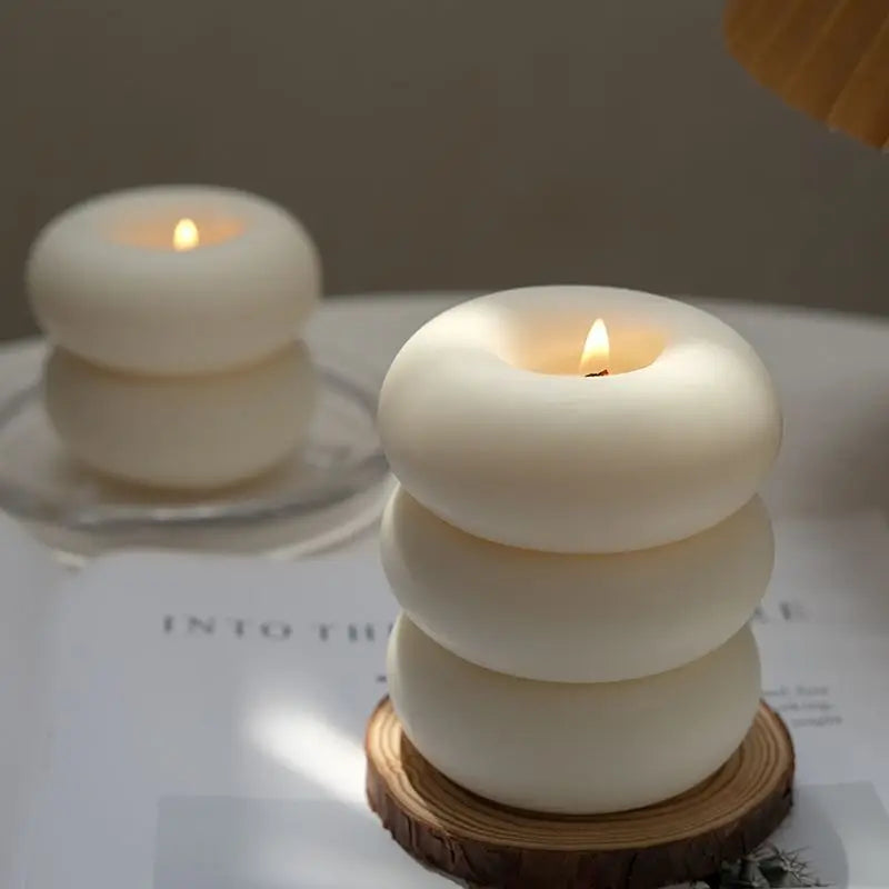 Lunirra | Scented Candle with Donut Design & Smokeless Burn | Unique Home Decor for Relaxation 5
