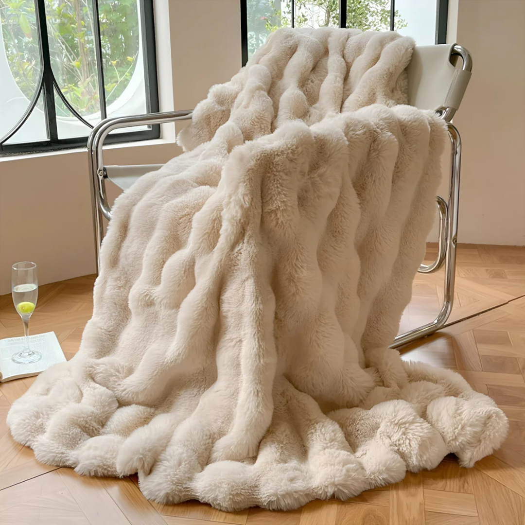 Luxury Fleece Blanket | Ultra-Soft Plush Throw with Stylish Plaid Design | Cozy Comfort for Home and Travel 0