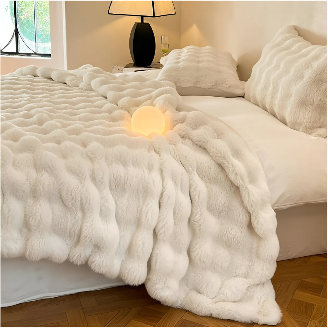 Luxury Fleece Blanket | Ultra-Soft Plush Throw with Stylish Plaid Design | Cozy Comfort for Home and Travel 1