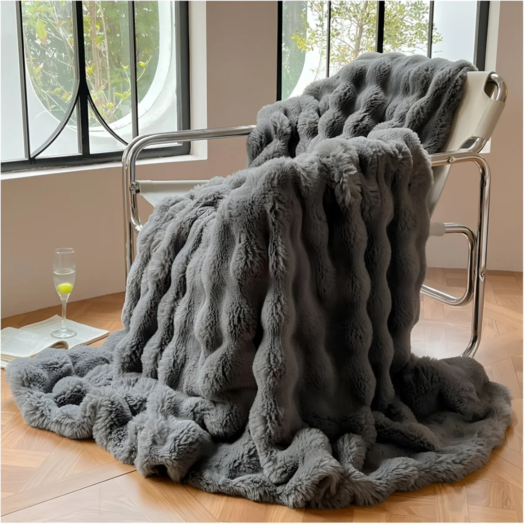 Luxury Fleece Blanket | Ultra-Soft Plush Throw with Stylish Plaid Design | Cozy Comfort for Home and Travel 5